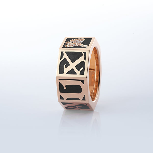 ICON RING BLACK CERAMIC