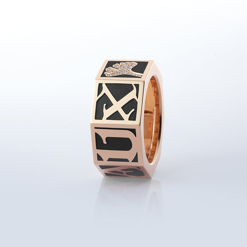 ICON RING BLACK CERAMIC